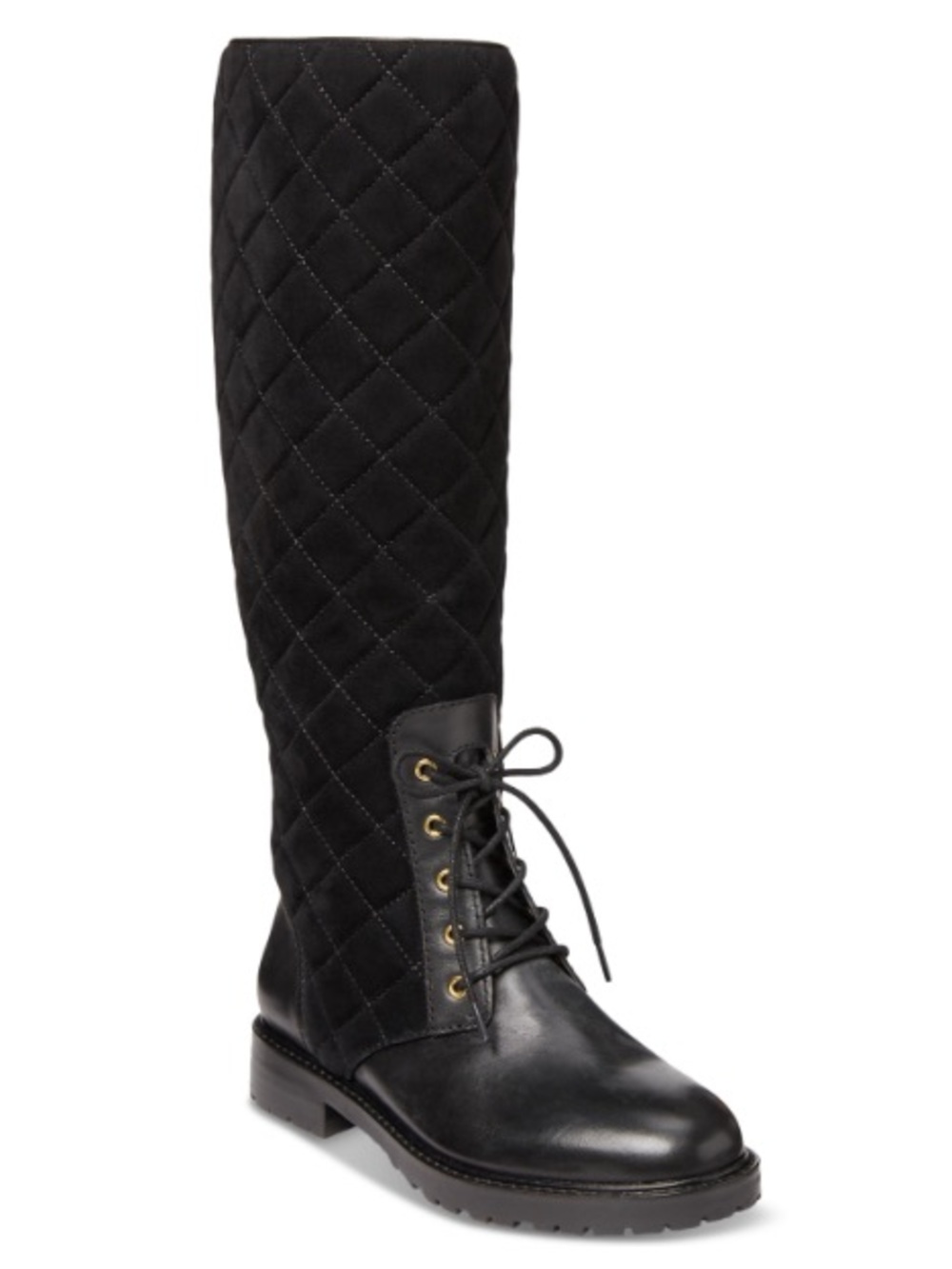 RALPH LAUREN Hollie Quilted Lace-up
Riding Boots Size 9